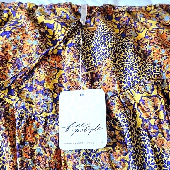Free People NWT convertable tank or skirt boho print size L - Picture 7 of 8